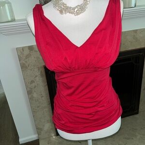 Cabi Red Tank Blouse